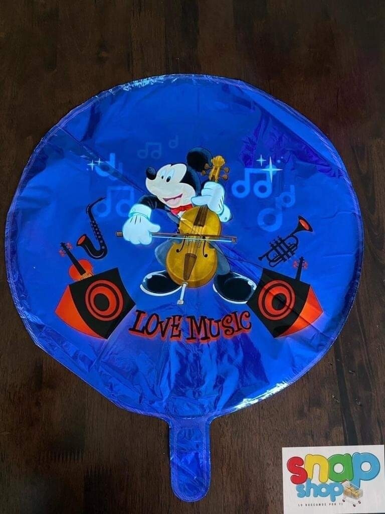 Globo redondo Mickey Mouse Azul
