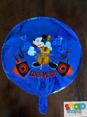 Globo redondo Mickey Mouse Azul