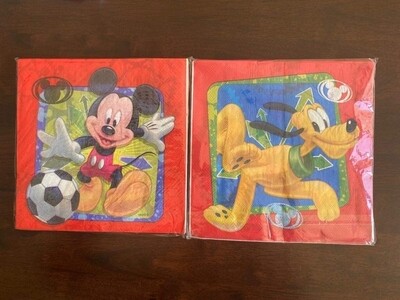 Paquete 20 Servilletas Mickey Mouse 