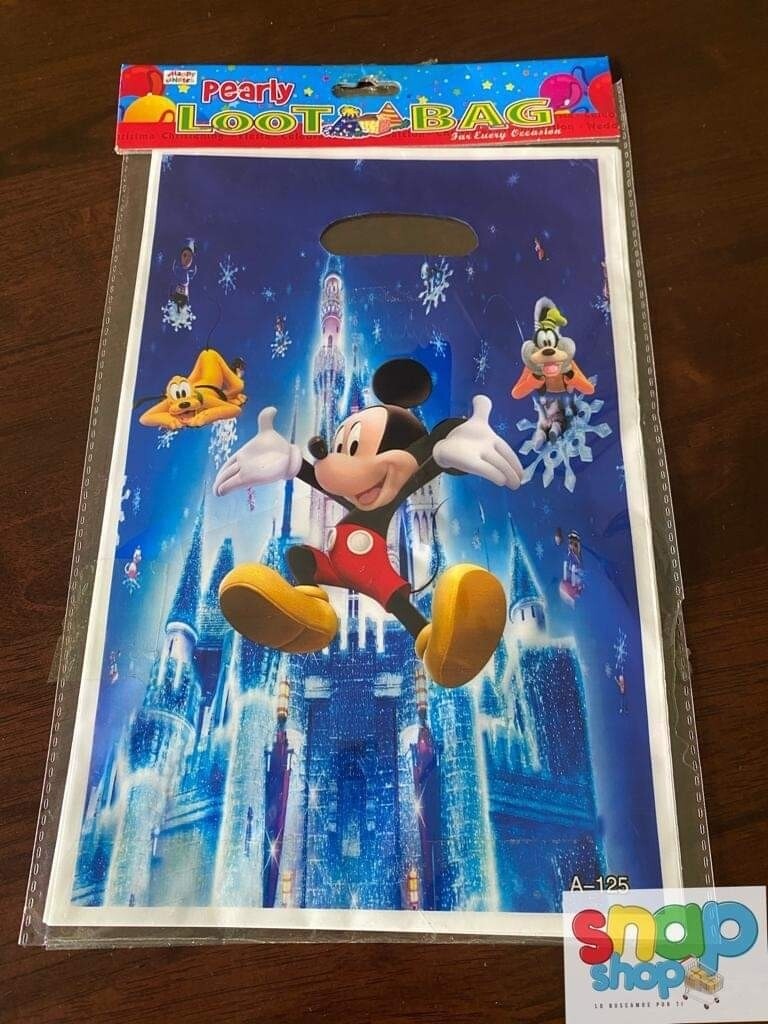Paquete 10 bolsas para Dulces Mickey