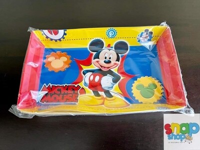 Paquete 10 Bandejas Mickey Mouse 