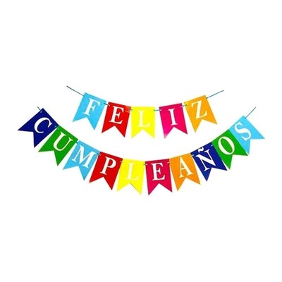 Letrero Feliz Cumpleaños
