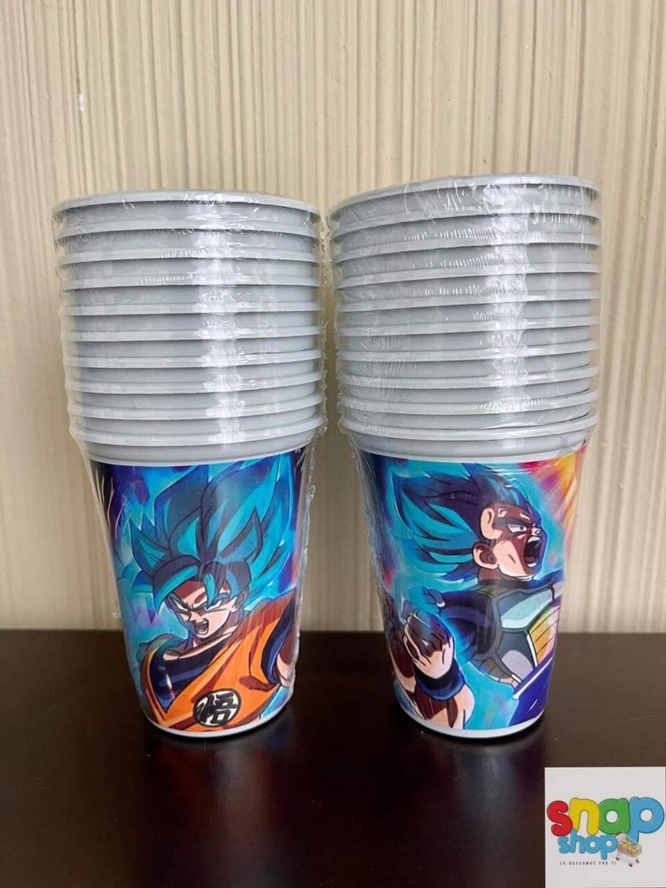 Paquete 10 vasos Dragon Ball