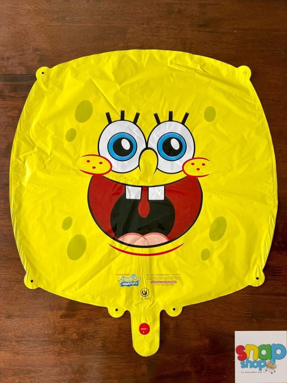 Globo figura Bob Esponja