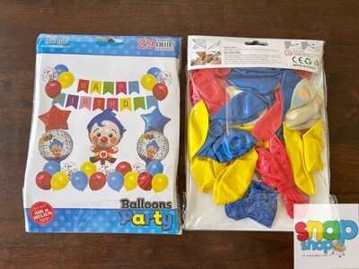 Set de Globos Plim Plim 29 globos