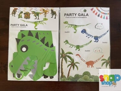 Letrero Feliz Cumpleaños Dinosaurio 