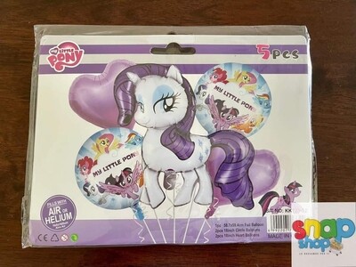 Set de globos My Little Pony Morado