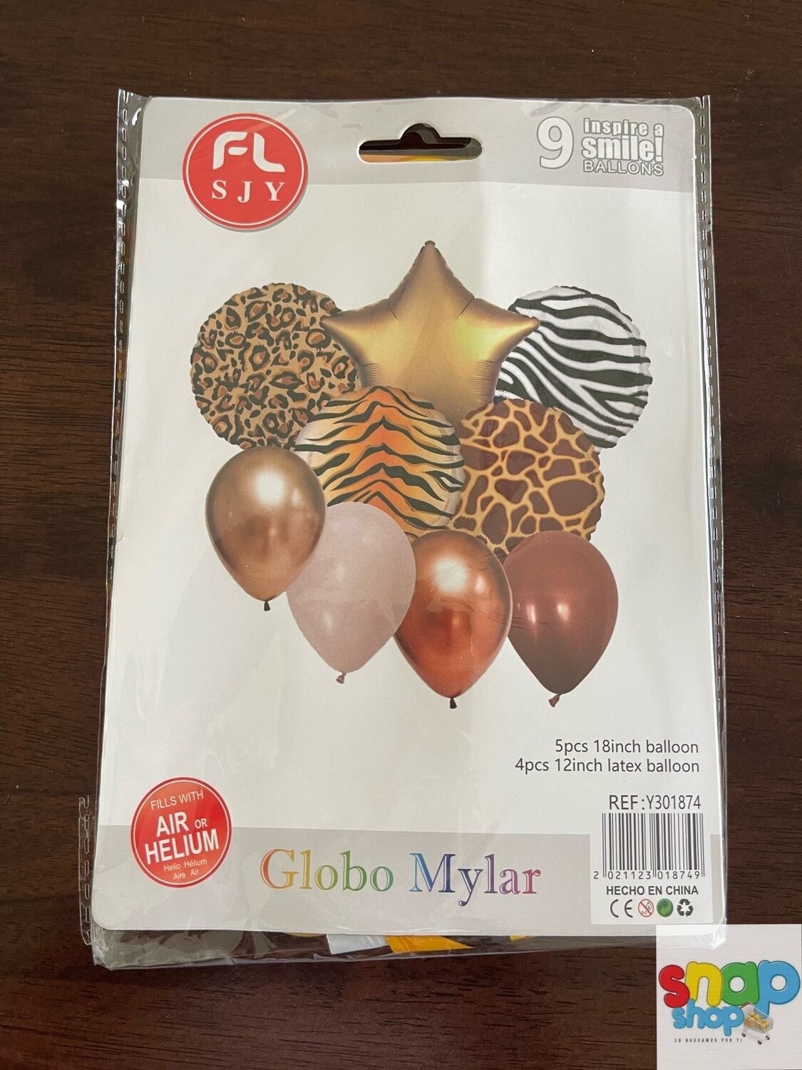 Set de globos Safari