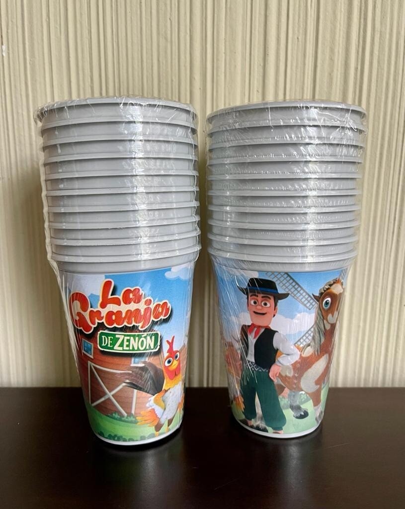 Paquete de10 vasos Granja Zenon
