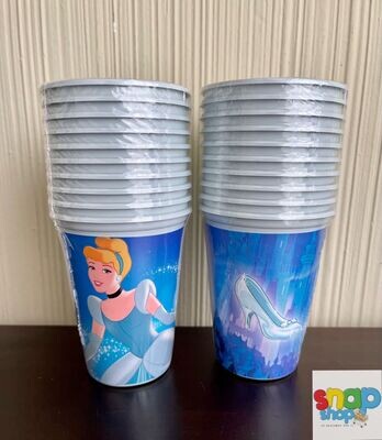 Paquete de 10 vasos Cenicienta