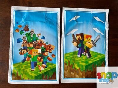 Paquete 10 blsas para dulces Minecraft