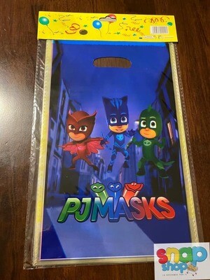 Paquete 10  bolsas para dulces Pj Mask