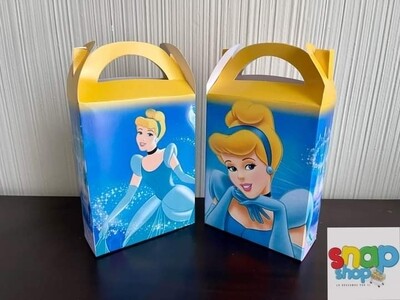 Paquete de 10 cajas sorpresas Cenicienta