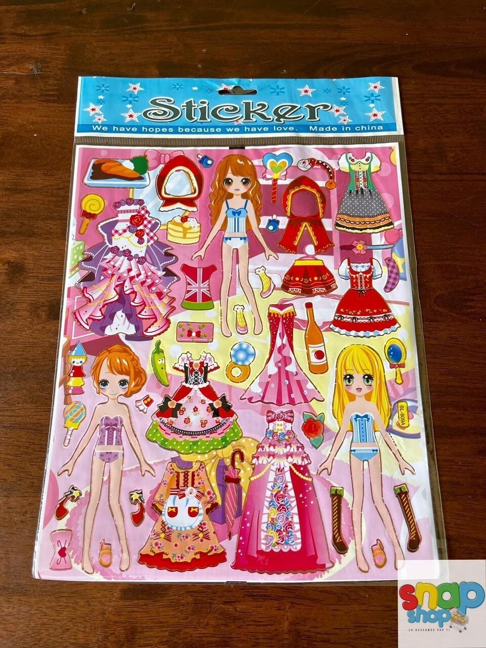 Hoja de Stickers 
