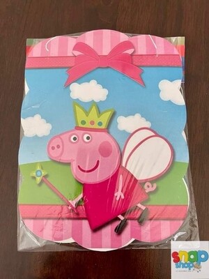 letrero feliz cumpleaños Peppa Pig
