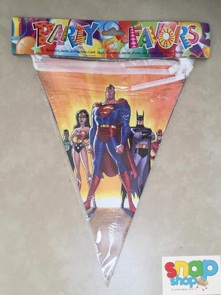 Banderin superman grupal 