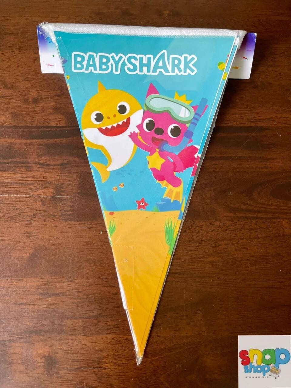 Banderín Baby Shark 