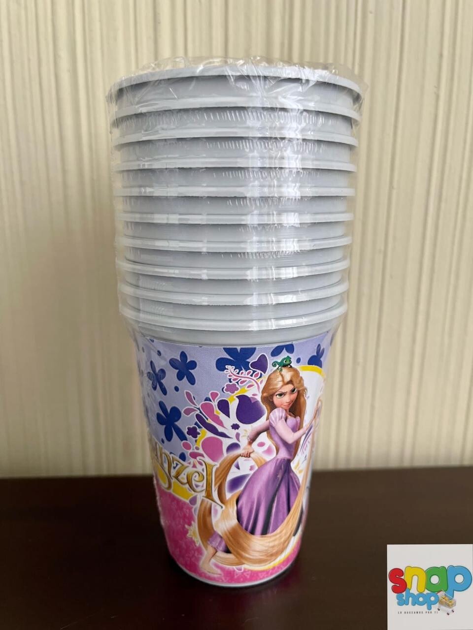 Paquete 10 vasos Rapunzel