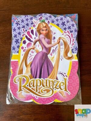 Letrero feliz cumpleaños Rapunzel
