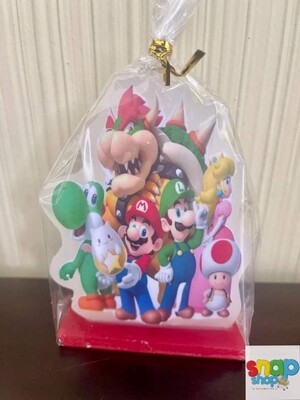 Vela para pastel Mario bros grupal