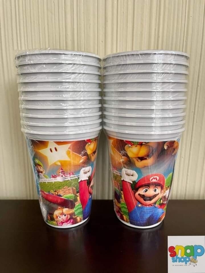 Paquete de 10 vasos Mario 