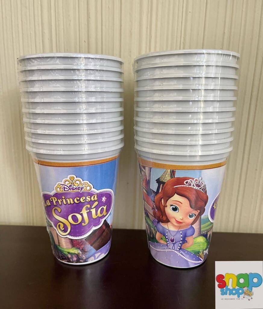 Paquete 10 vasos sofia
