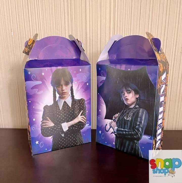 Paquete de 10 cajas sorpresas Merlina