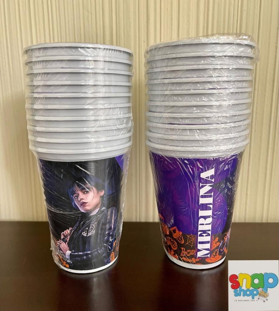 Paquete de 10 vasos Merlina 