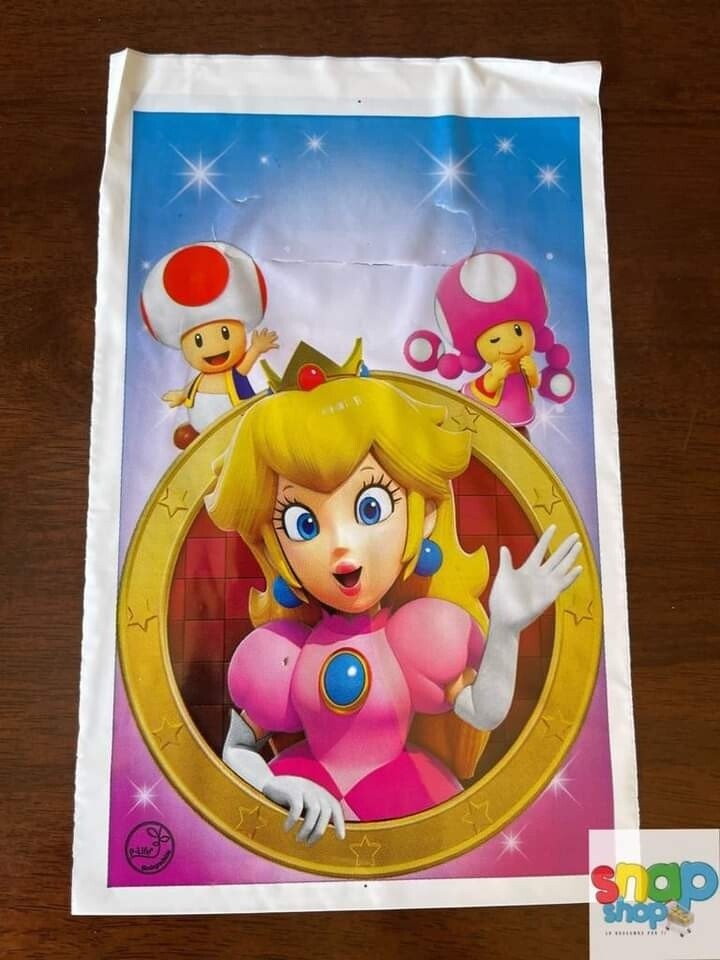 paquete de 10 bolsas para dulces peach
