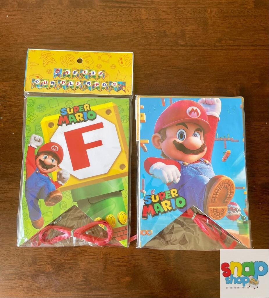 Letrero Feliz Cumpleaños Mario