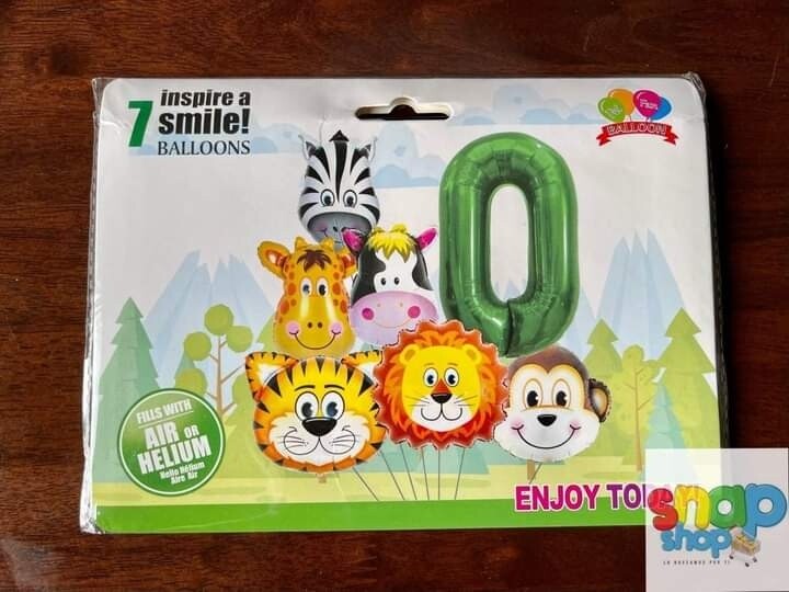 Set de globos Safari