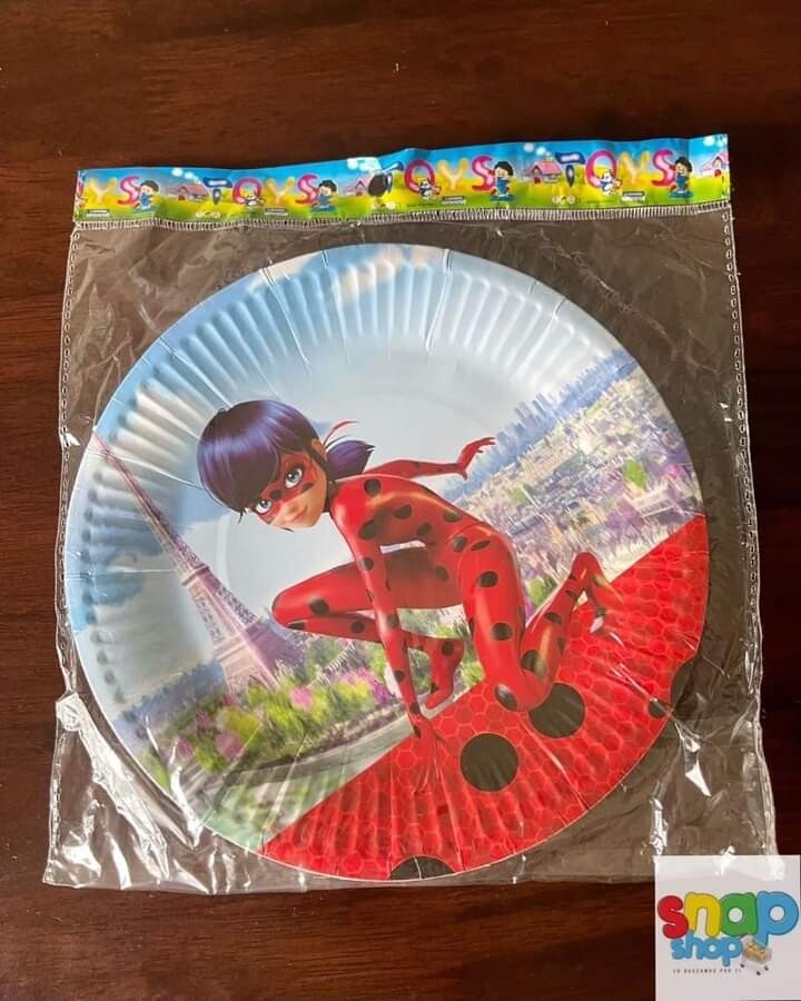 paquete de 10 platos 