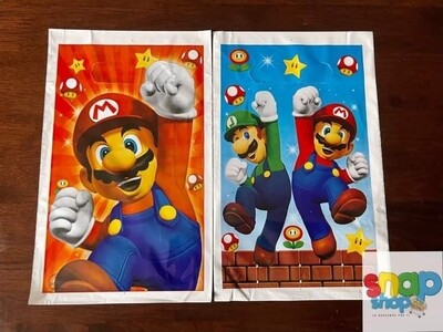 Paquete de 10 bolsas para dulces Mario