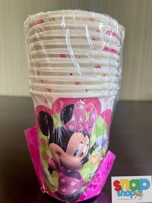 Paquete de 10 vasos Minnie 