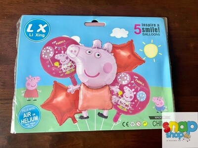 Set de globos peppa Pig