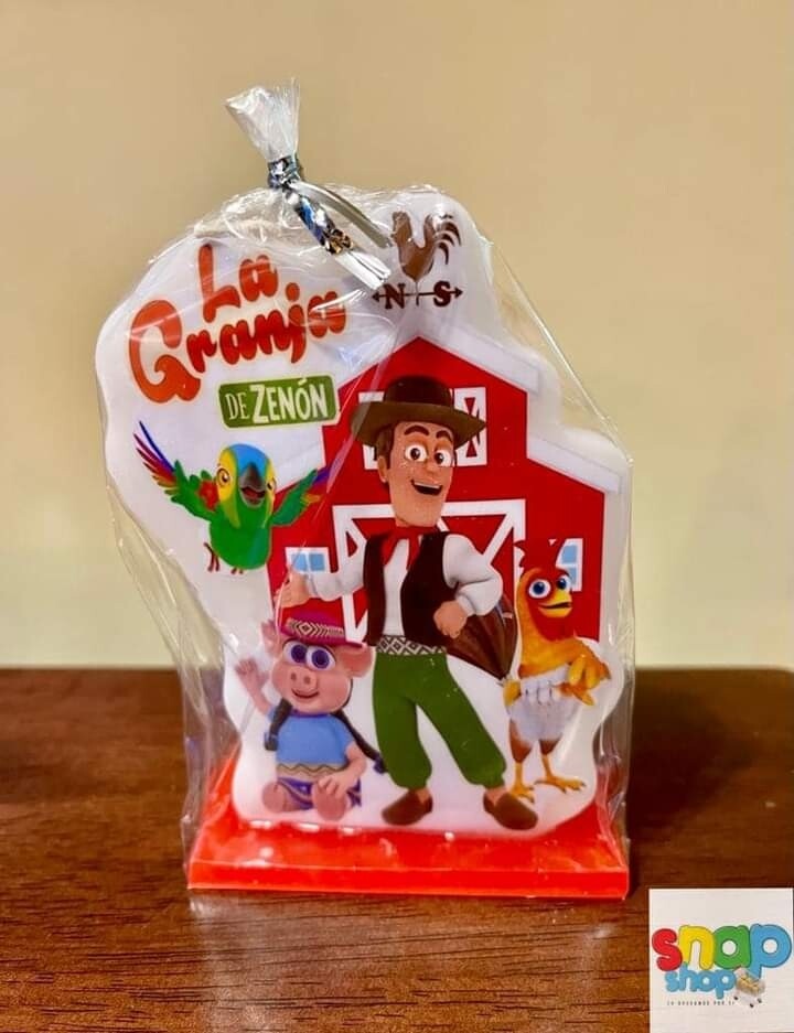 Vela para pastel Granja Zenon 