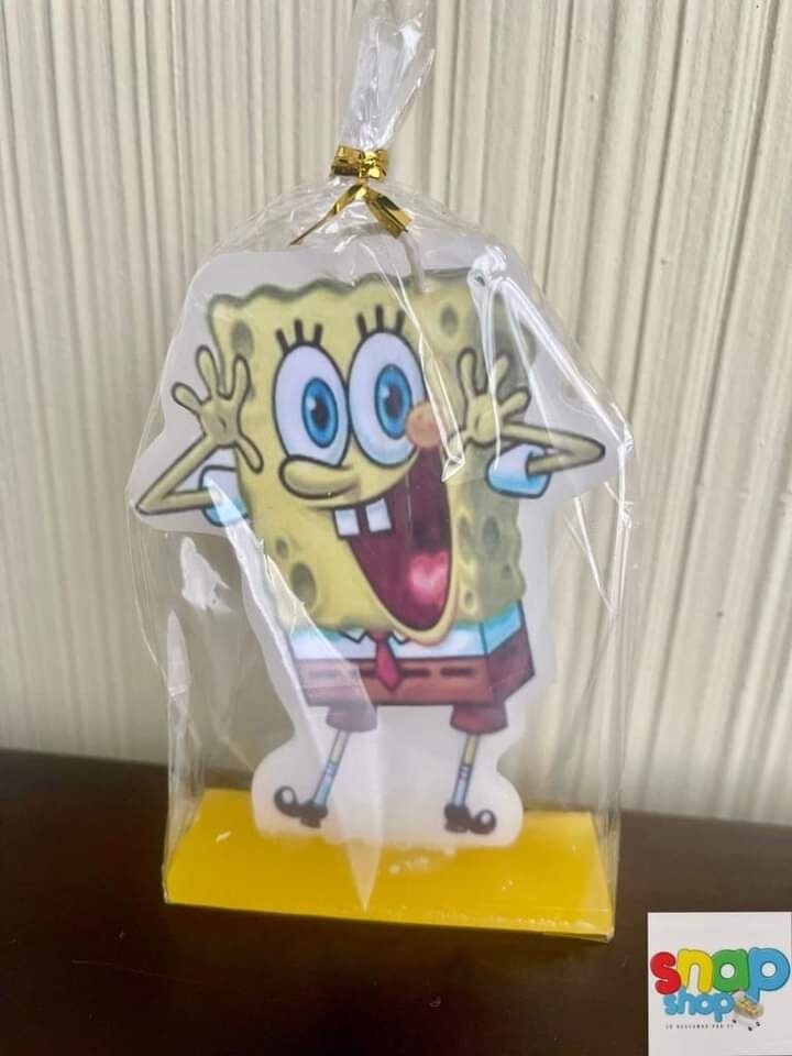 Vela para pastel Bob Esponja 