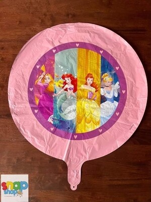 Globo redondo princesas 