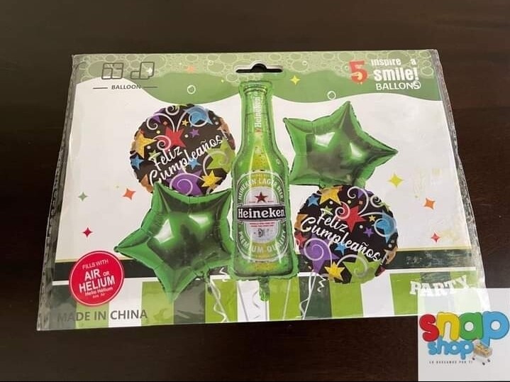 Set de globos Heineken