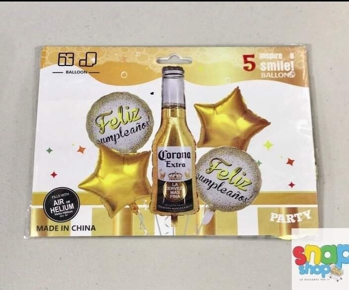 Set de globos Corona