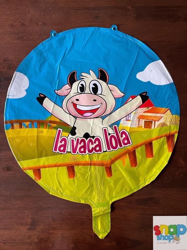 Globo redondo vaca lola