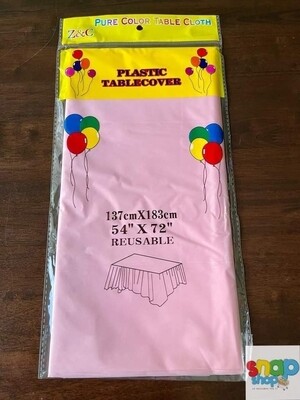 Mantel de mesa para postres rosado