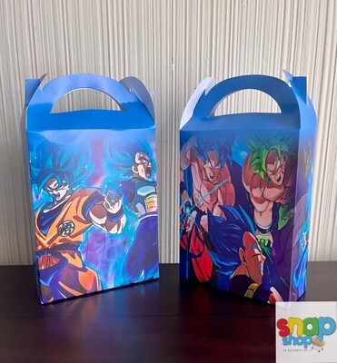 Paquete de 10 Caja sorpresa Dragon Ball pelo azul
