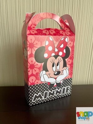 Paquete de 10 cajas sorpresas Minnie roja