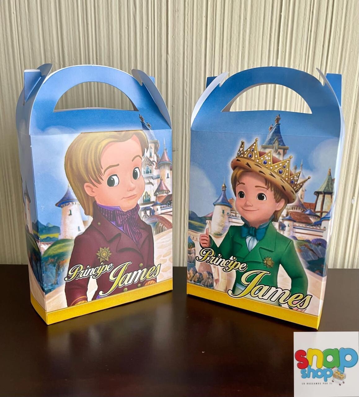 Paquete de 10 cajas sorpresas Príncipe James