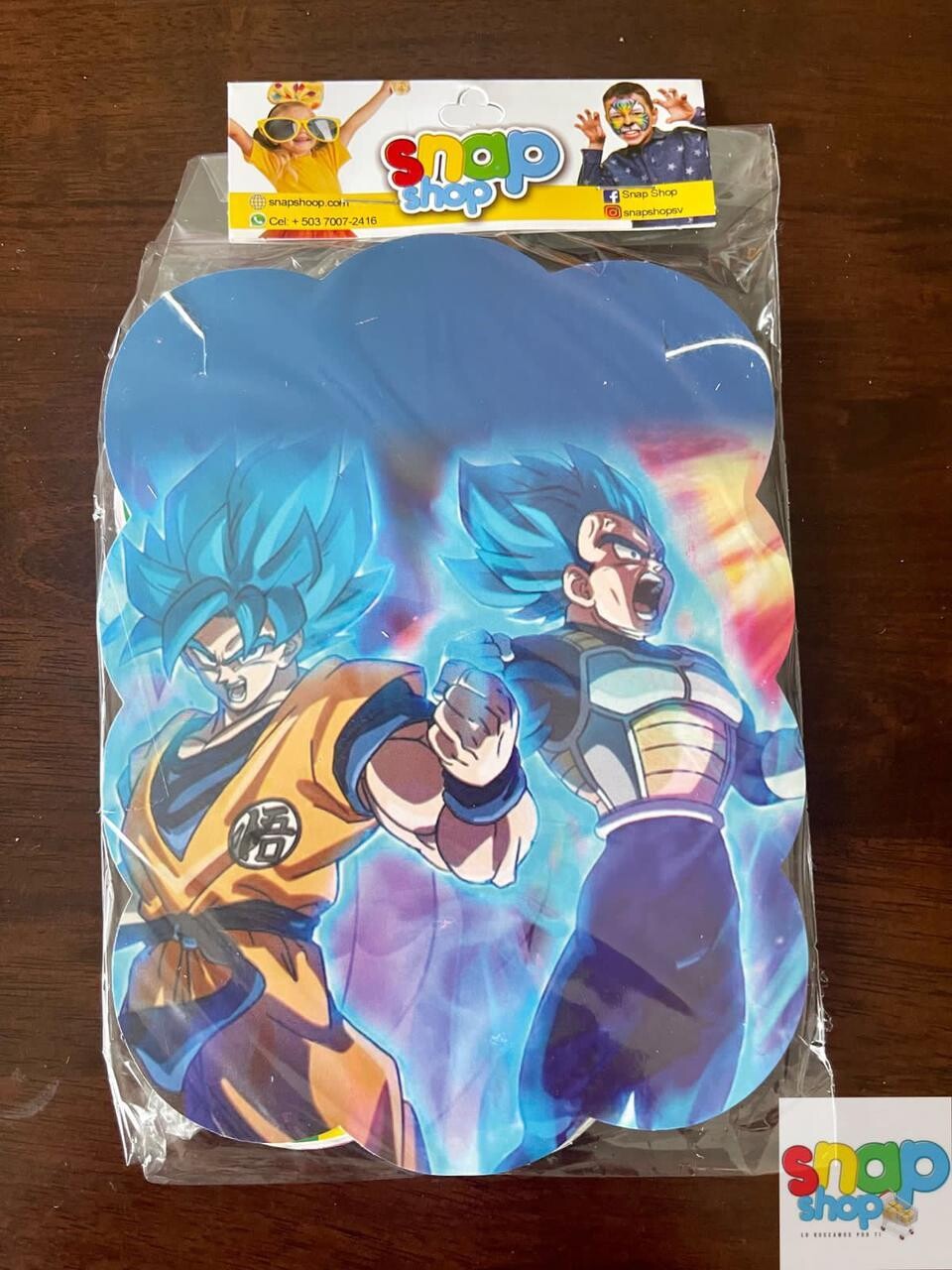 Letrero feliz cumpleaños Dragon Ball