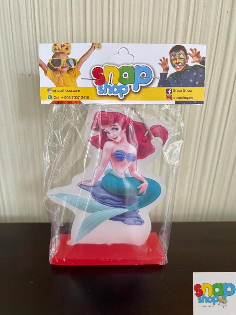 Vela para pastel ariel