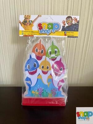 Velas para Pastel Baby Shark grupal