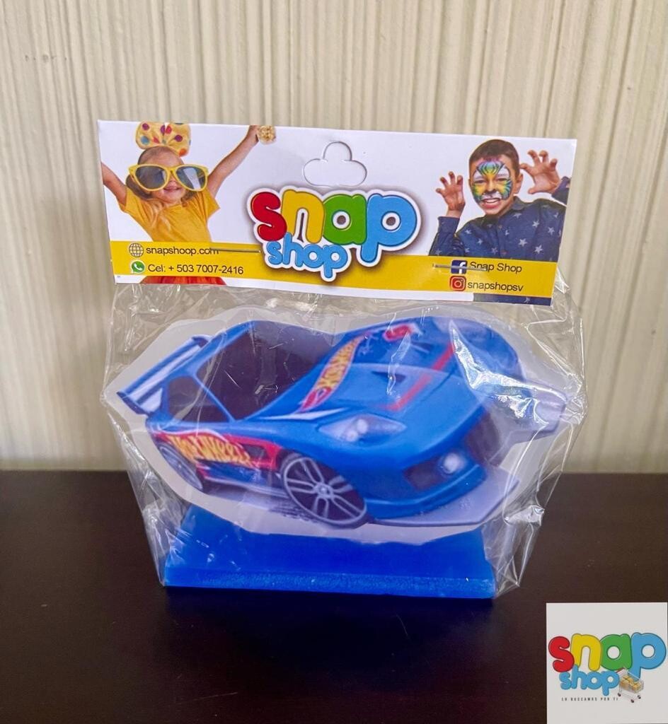 Vela para pastel Hotwheels 🛞