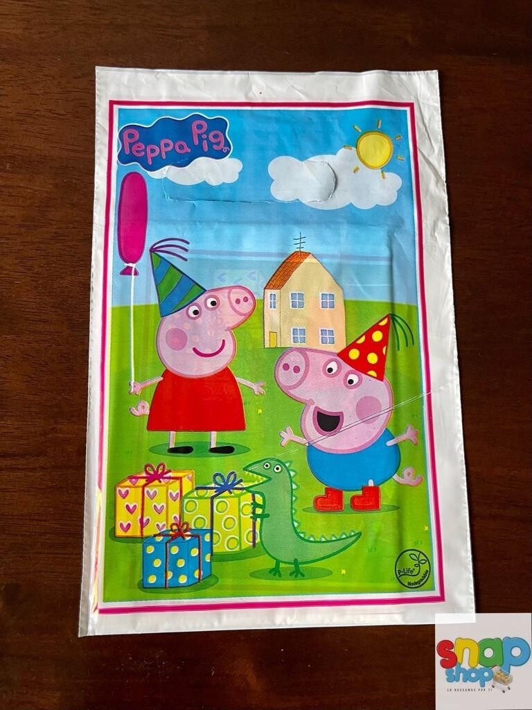 Paquete 10 bolsas para dulces Peppa Pig